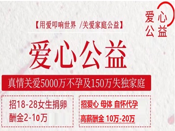 滨江捐卵助孕生子 爱心志愿者招募